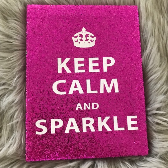 BUNDLE DEAL ✌️ KEEP CALM AND CARRY ON Sparkle Wall Decor - Picture 5 of 6